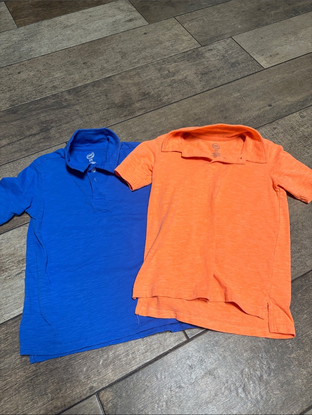 wonder nation Orange and Royal Blue Polo Shirts